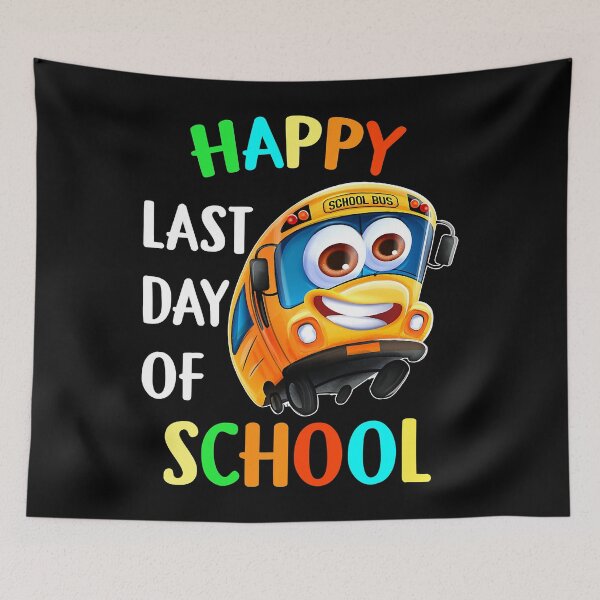 Item preview, Happy Last Of Day School Bus Driver Teacher Student Parent designed and sold by troubledcommand.