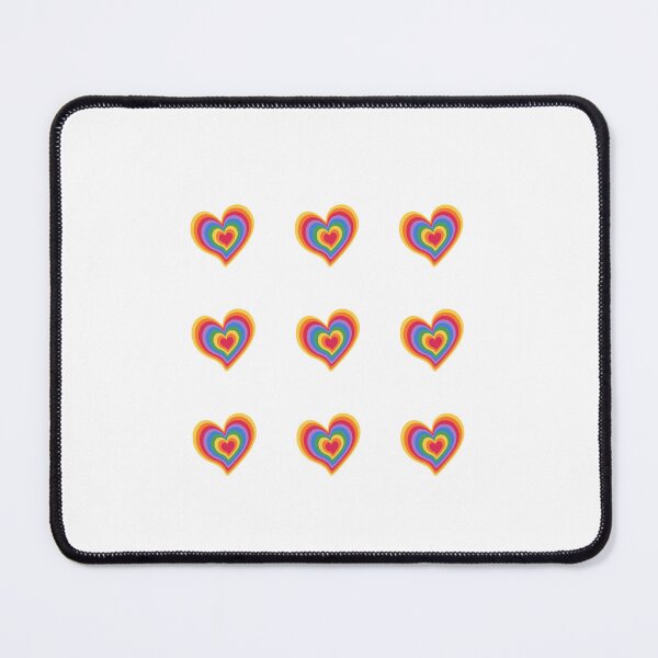 Item preview, Rainbow Heart Pattern - Happy Pride Month - Gay Pride mini hearts designed and sold by Inspirationmotivation.