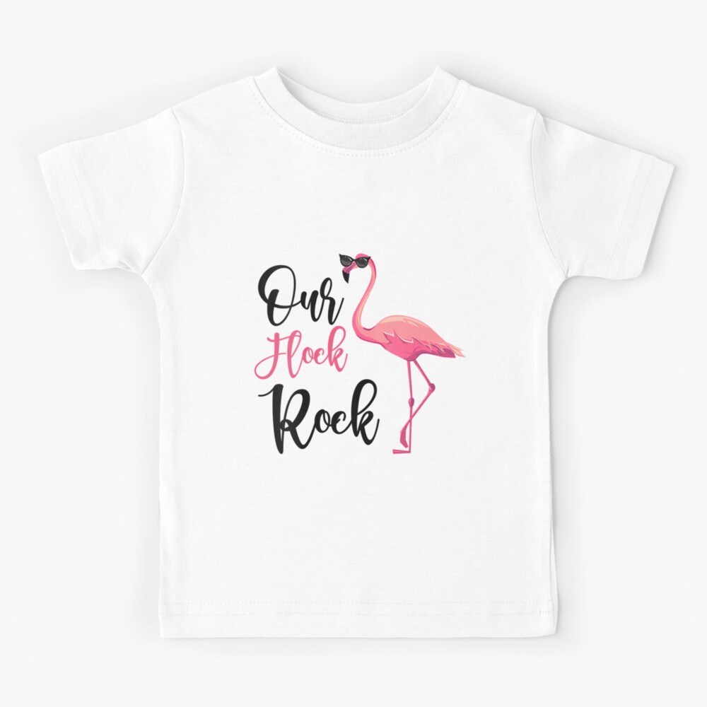 PINK FLAMINGO CUTE T-Shirts for Children, Kids, Girls, Women Premium T-Shirt