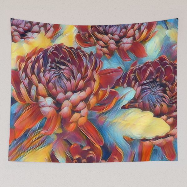 Item preview, Chrysanthemum Flowers - Magic of colors designed and sold by GREENOART.