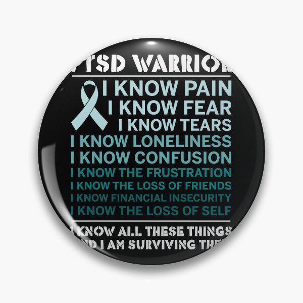 Item preview, PTSD Awareness Month - PTSD Warrior I know Pain designed and sold by Optix.
