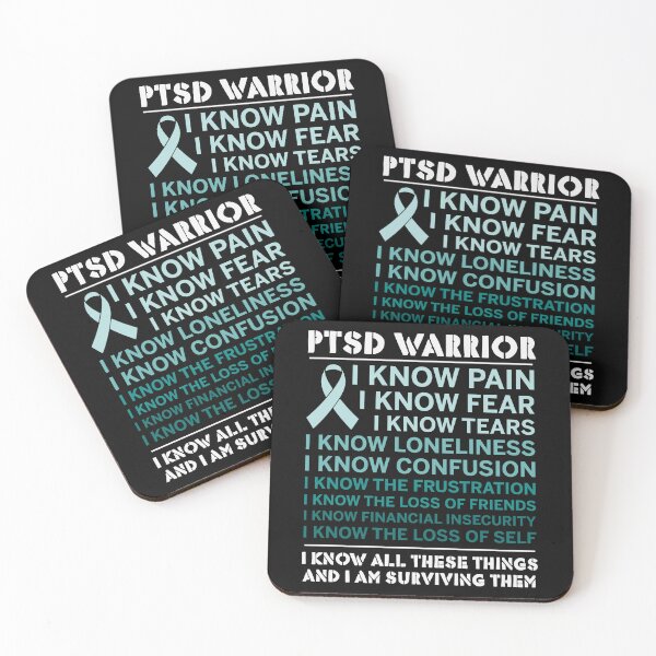 Item preview, PTSD Awareness Month - PTSD Warrior I know Pain designed and sold by Optix.
