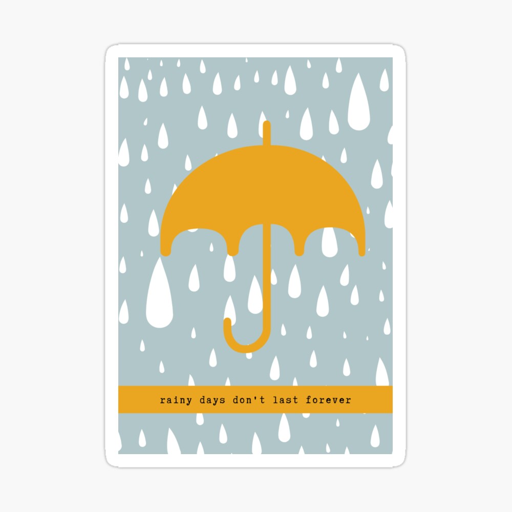 V - Rainy days Sticker by mymikrokosmos