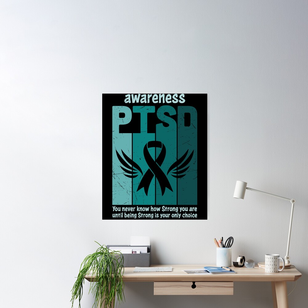 Teal ribbon lapel pin: PTSD, Anxiety, Dissociative Disorders, Sexual  Assault, Ovarian Cancer and more - Trauma Dissociation - buy Dissociative  Disorder & PTSD awareness