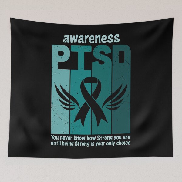 Item preview, PTSD Awareness Month - Strength Ribbon designed and sold by Optix.