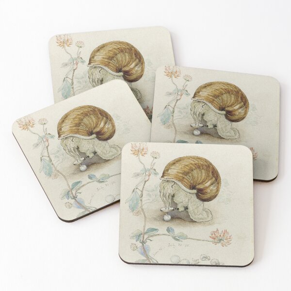 Item preview, A Snail and its Young (1898) - Beatrix Potter designed and sold by SALON DES ARTS.