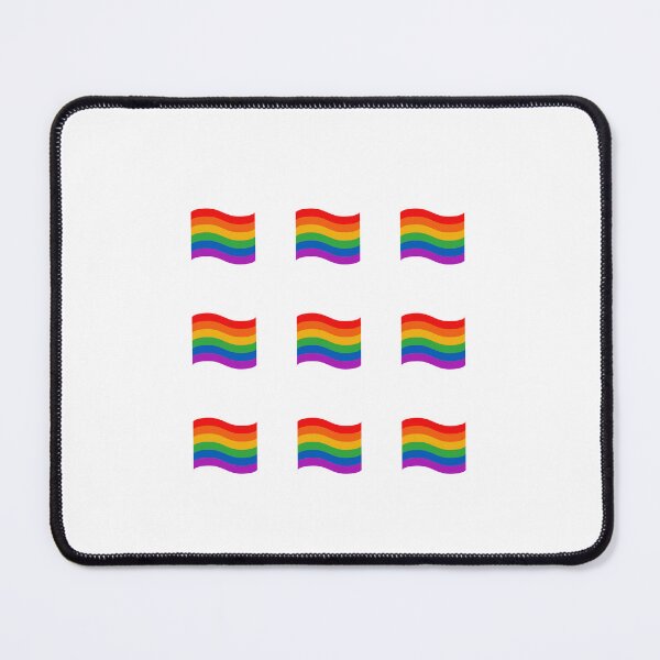 Item preview, Waving rainbow flag pattern - Gay Pride Month designed and sold by Inspirationmotivation.