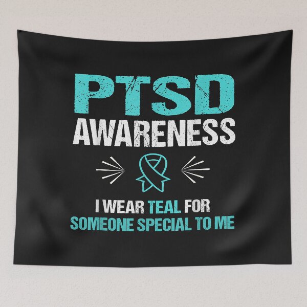 Item preview, PTSD Awareness TShirt I Wear Teal Tee designed and sold by luciaaljudith.