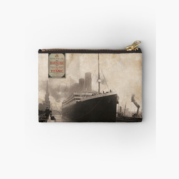 Item preview, RMS Titanic Ship Vintage with Boarding Pass designed and sold by artBeatandSoul.