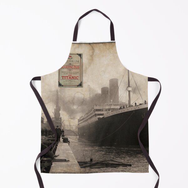 Item preview, RMS Titanic Ship Vintage with Boarding Pass designed and sold by artBeatandSoul.