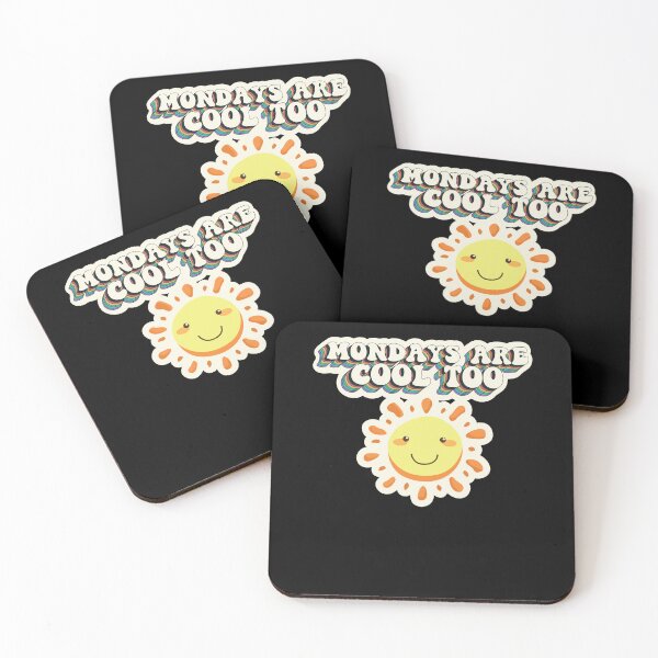 Item preview, Mondays Are Cool Too Happy Positive Message Retro Teacher designed and sold by MadrigueraSM-.