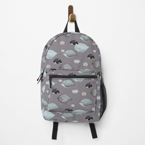 Item preview, Sleepy Whales in plum designed and sold by JohannaExcell.