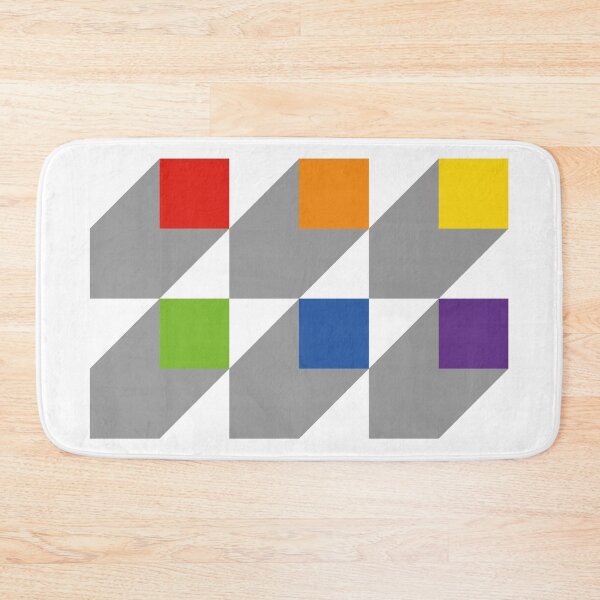 Item preview, Rainbow 3D geometric design designed and sold by Inspirationmotivation.