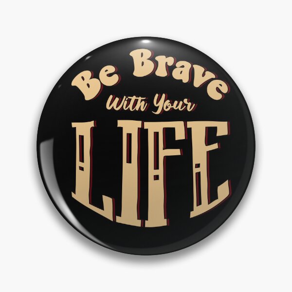 Item preview, Retro Be Brave Happy Positive Message Motivational Teacher designed and sold by MadrigueraSM-.