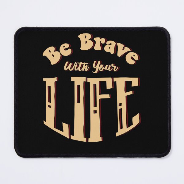 Item preview, Retro Be Brave Happy Positive Message Motivational Teacher designed and sold by MadrigueraSM-.
