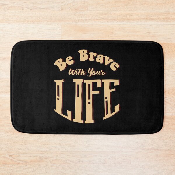 Item preview, Retro Be Brave Happy Positive Message Motivational Teacher designed and sold by MadrigueraSM-.