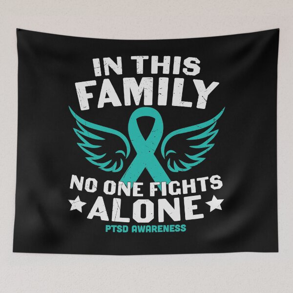 Item preview, PTSD Awareness Month - No One Fights Alone Family designed and sold by Optix.