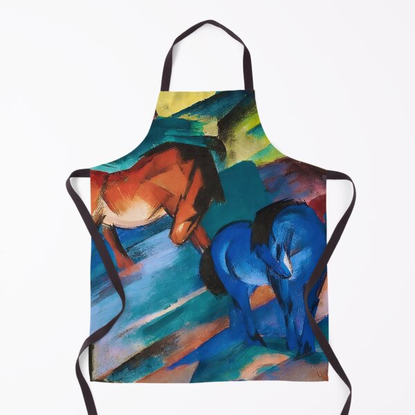 Item preview, Red and Blue Horse by Franz Marc designed and sold by WonderweissStudio.