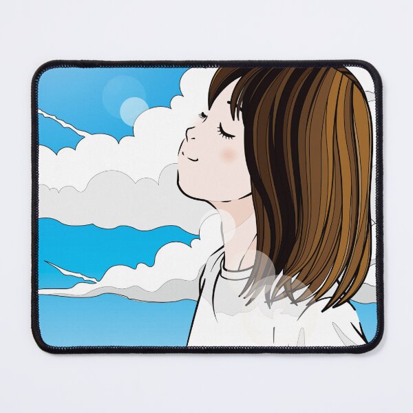 Item preview, Anime Girl Breathing designed and sold by JustCoolShop.