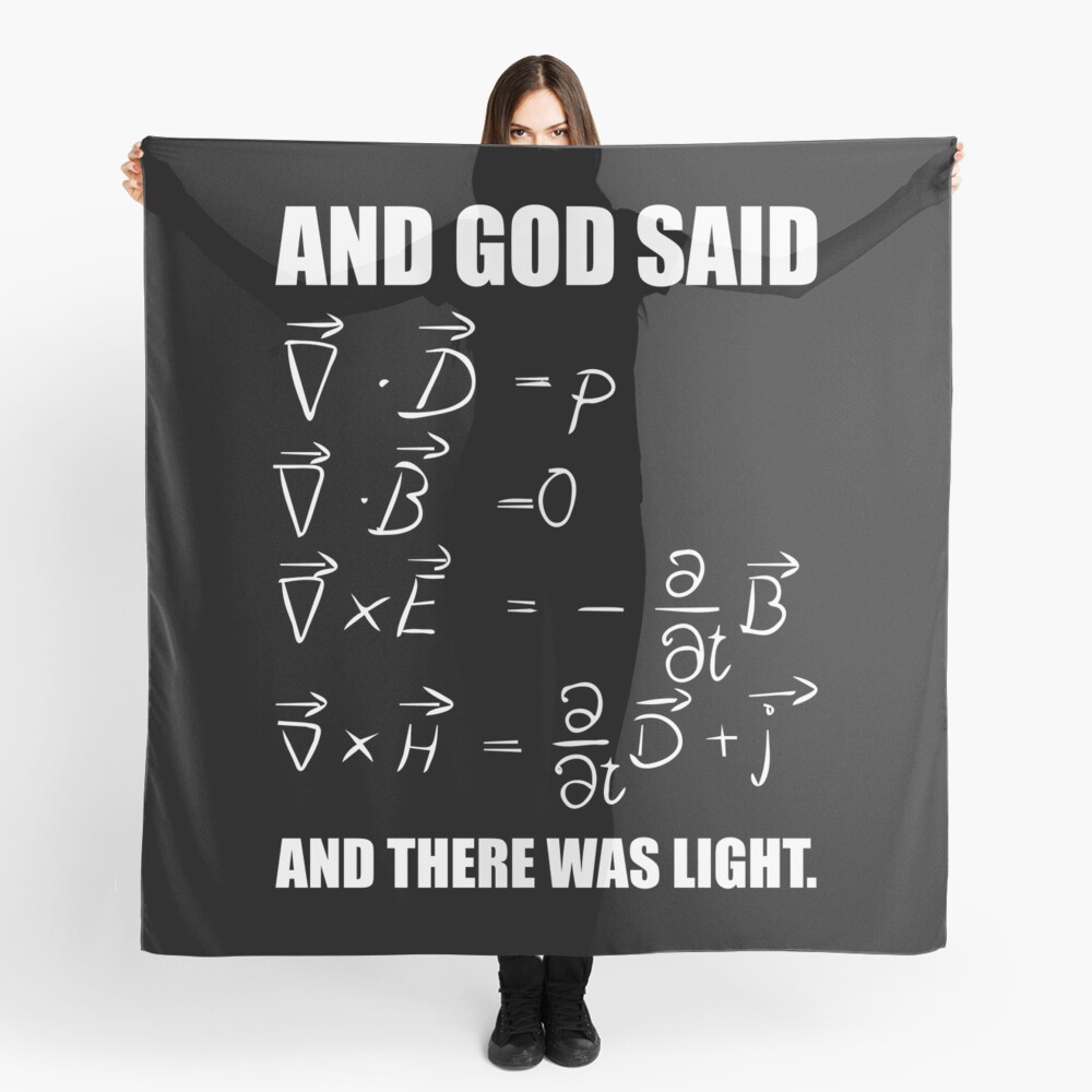 god said maxwell equations and then there was light