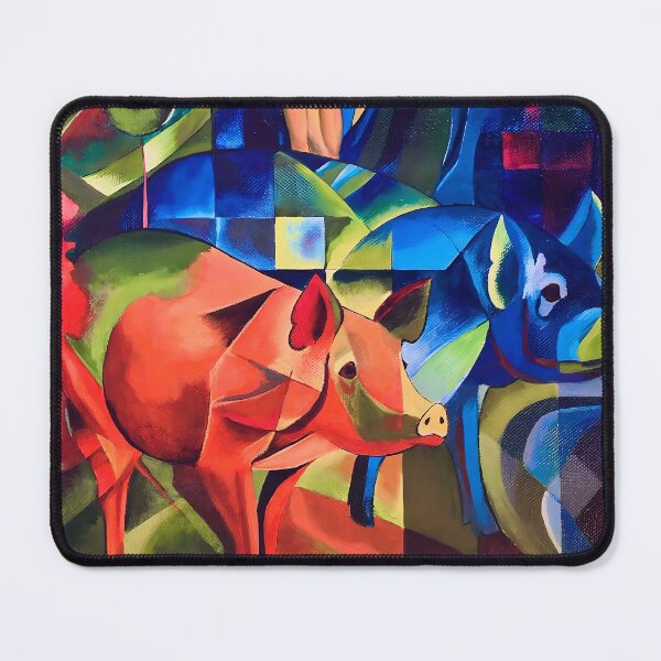 Item preview, Pigs by Franz Marc designed and sold by WonderweissStudio.