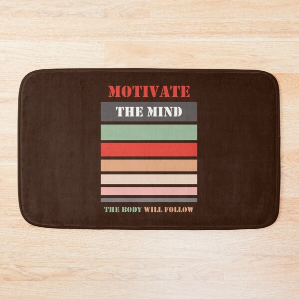 Item preview, Motivate The Mind Inspirational Typography Motivational Art designed and sold by TM Selvam.
