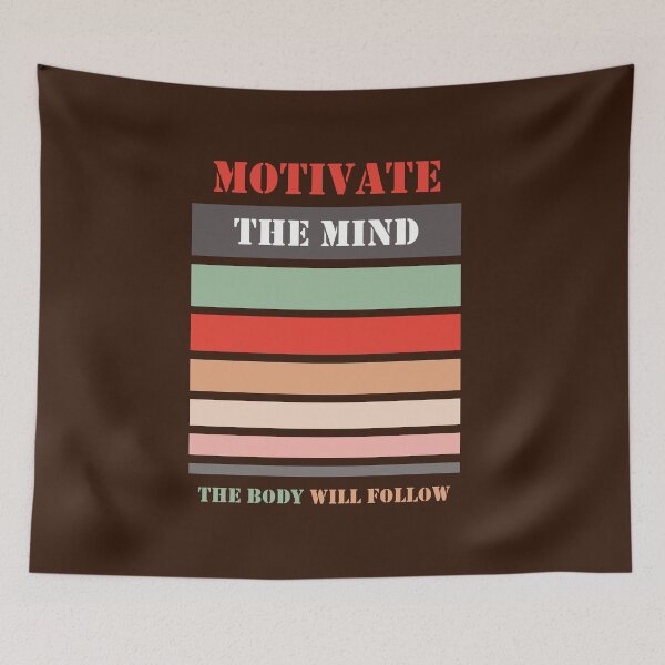 Item preview, Motivate The Mind Inspirational Typography Motivational Art designed and sold by TM Selvam.