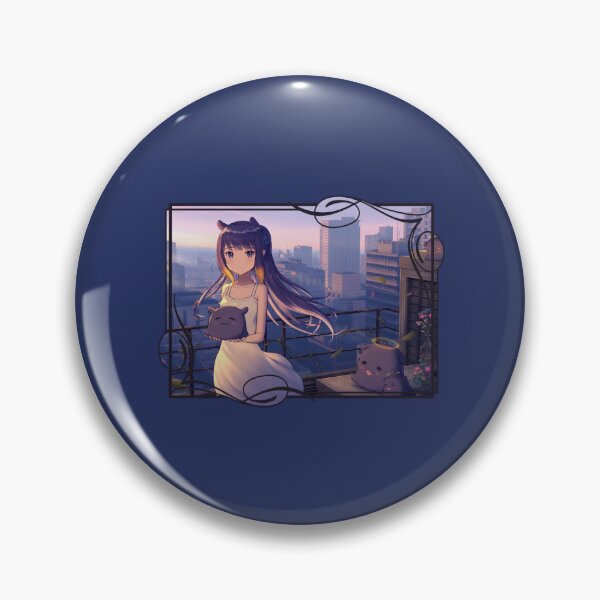 Item preview, Top of the Tower with Ina (on Navy) designed and sold by epinkb.