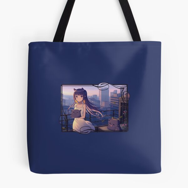 Item preview, Top of the Tower with Ina (on Navy) designed and sold by epinkb.