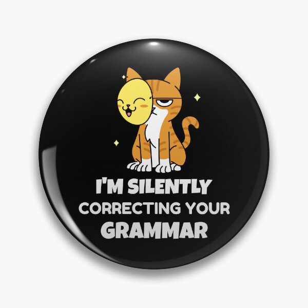 Item preview, Attitude cat silently correcting your grammar designed and sold by DstartShop.