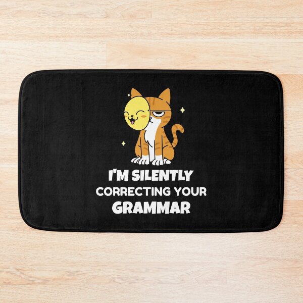 Item preview, Attitude cat silently correcting your grammar designed and sold by DstartShop.