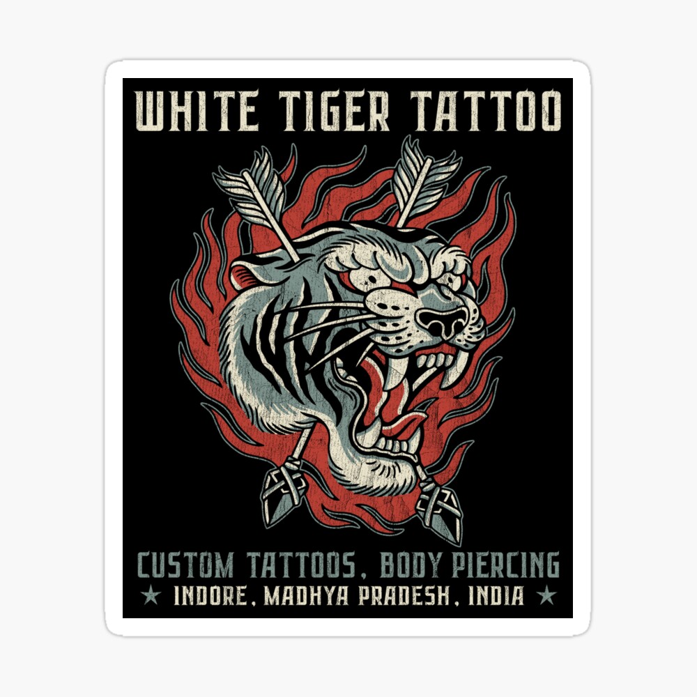 SAVI Temporary Tattoo 3D Black Tiger Tattoo Sticker Size 6x6cm  1pc  Black 11 g  Amazonin Beauty