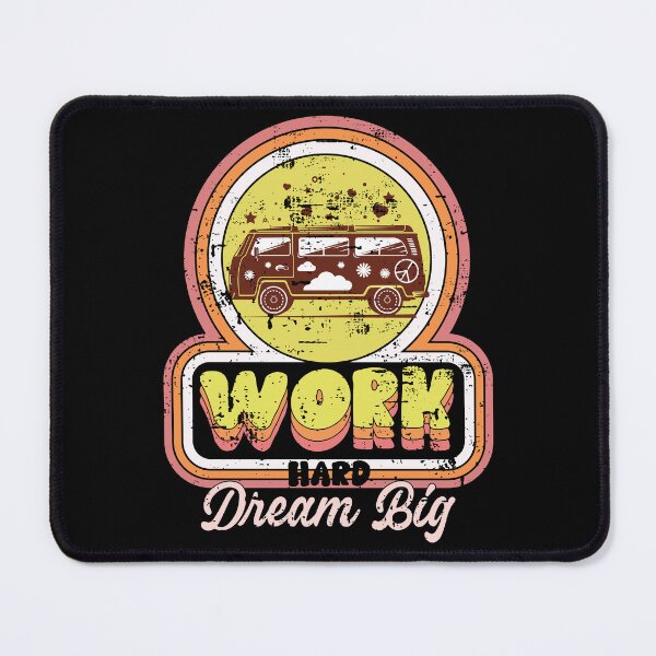Item preview, Work Hard Dream Big Positive Message Motivational Teacher designed and sold by MadrigueraSM-.