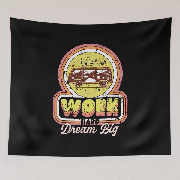 Item preview, Work Hard Dream Big Positive Message Motivational Teacher designed and sold by MadrigueraSM-.