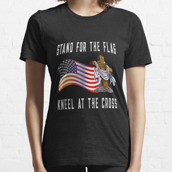 Dallas Cowboys Stand For The Flag Kneel For The Cross Shirt - Jomagift