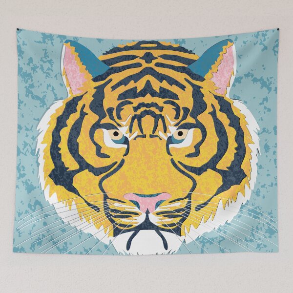 Item preview, tiger's head designed and sold by Kosinskaya.