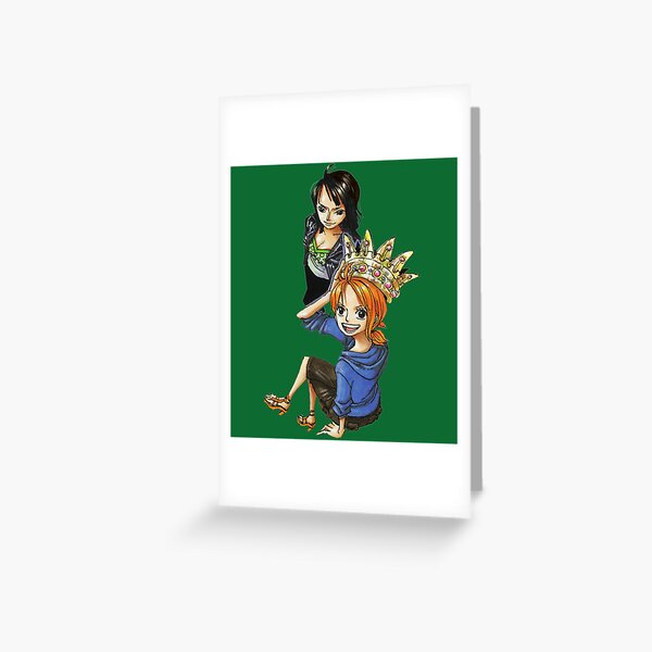 Nico Robin And Nami One Piece Greeting Card By Kearablock Redbubble 3793