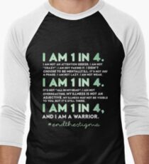 One In Four Men's Baseball ¾ T-Shirt