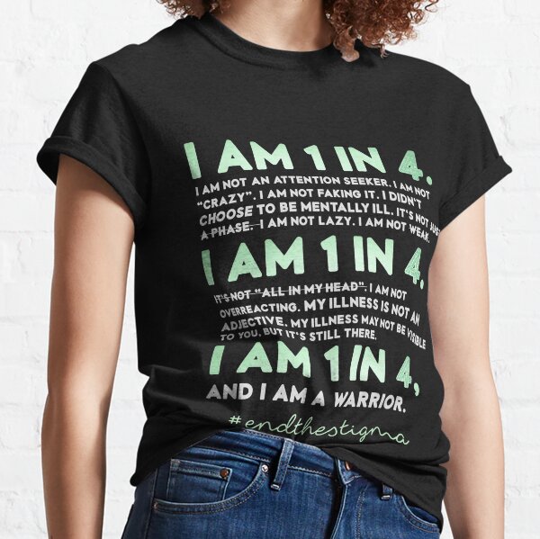 End the Stigma script T-Shirt - Mental Health Shirt - Diversely Human