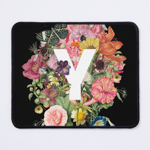 Item preview, Letter Y with Vintage Flowers designed and sold by Trish Dish.