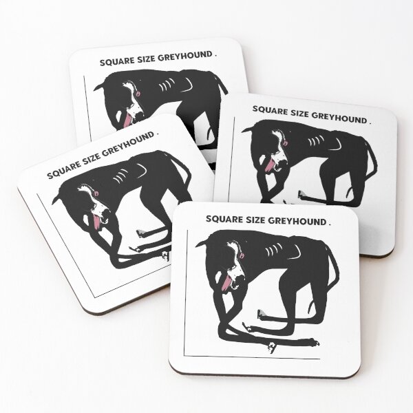 Item preview, modern art square size greyhound | modern art  t-shirt | greyhound abstarct art  designed and sold by KARTICK DUTTA.