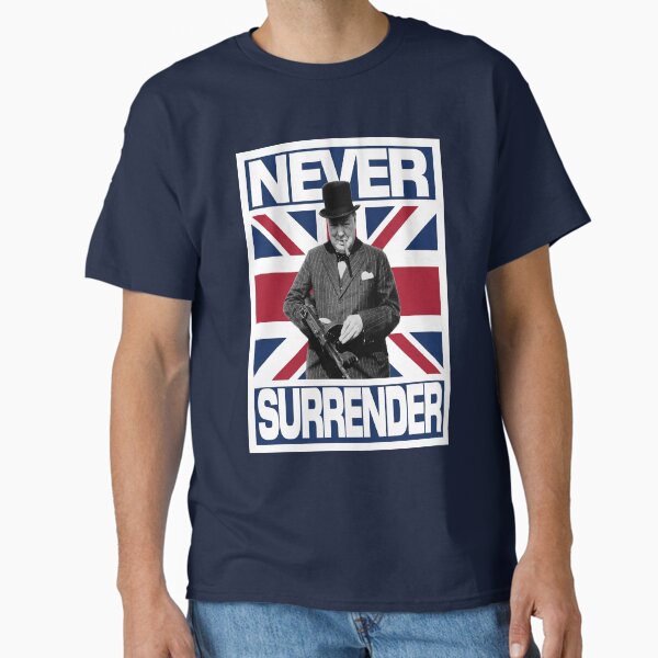 Item preview, Winston Churchill Never Surrender designed and sold by PokerFace420.