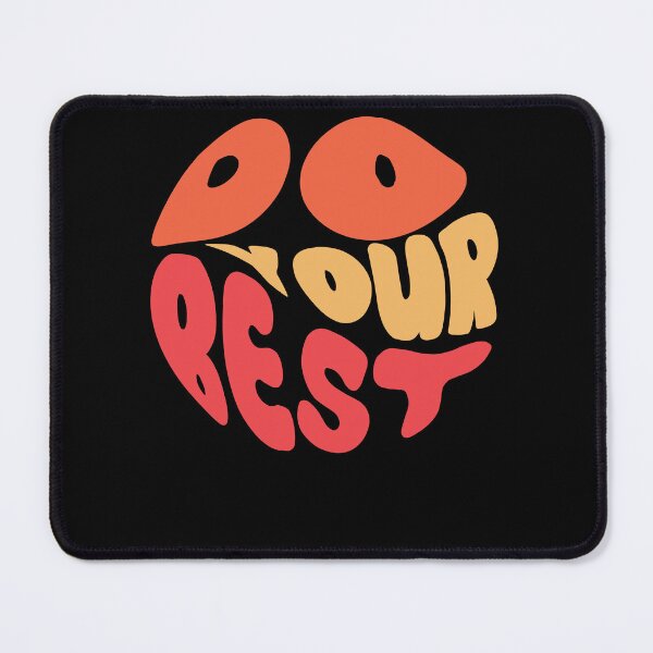 Item preview, Do Your Best Positive Motivational Message Retro Teacher designed and sold by MadrigueraSM-.