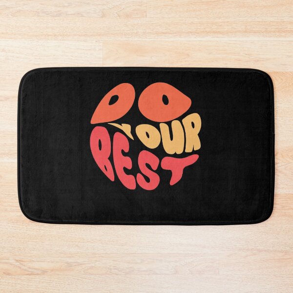 Item preview, Do Your Best Positive Motivational Message Retro Teacher designed and sold by MadrigueraSM-.