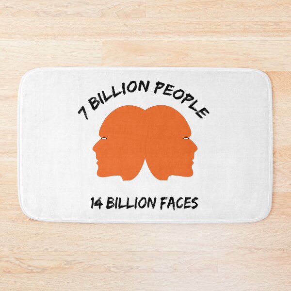 Item preview, 7 billion people, 14 billion faces  designed and sold by shoaib ismail.