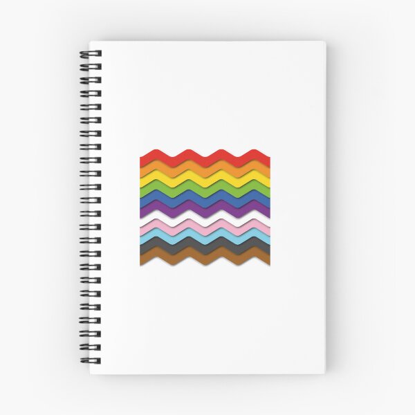 Item preview, Wavy Rainbow Progress Flag - Happy Pride Month designed and sold by Inspirationmotivation.
