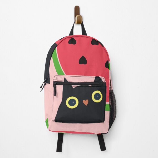 Item preview, Peeking black cat on watermelon designed and sold by YUMMY PENCIL.