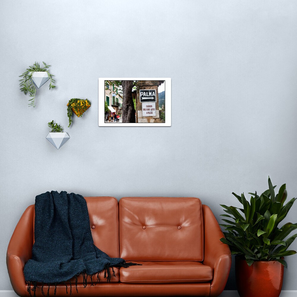 This way to Palma Metal Print