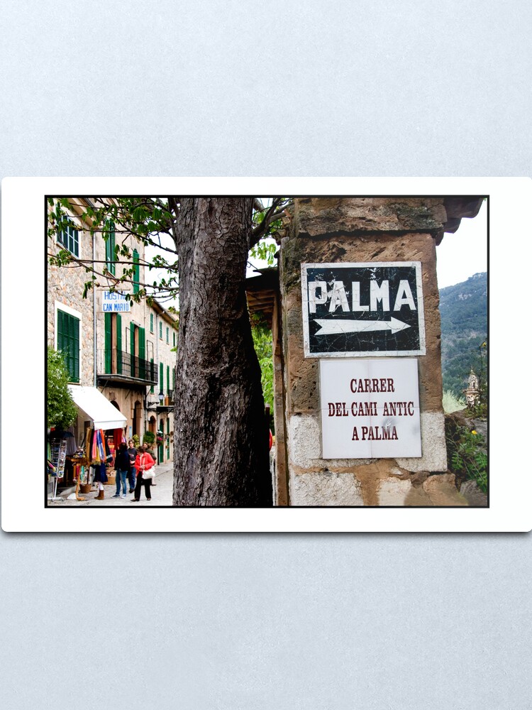 Alternate view of This way to Palma Metal Print