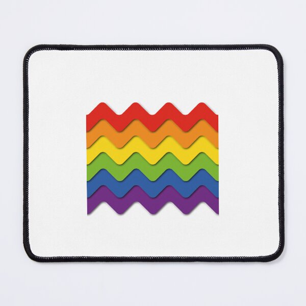 Item preview, Wavy Rainbow Flag- Happy Pride Month designed and sold by Inspirationmotivation.